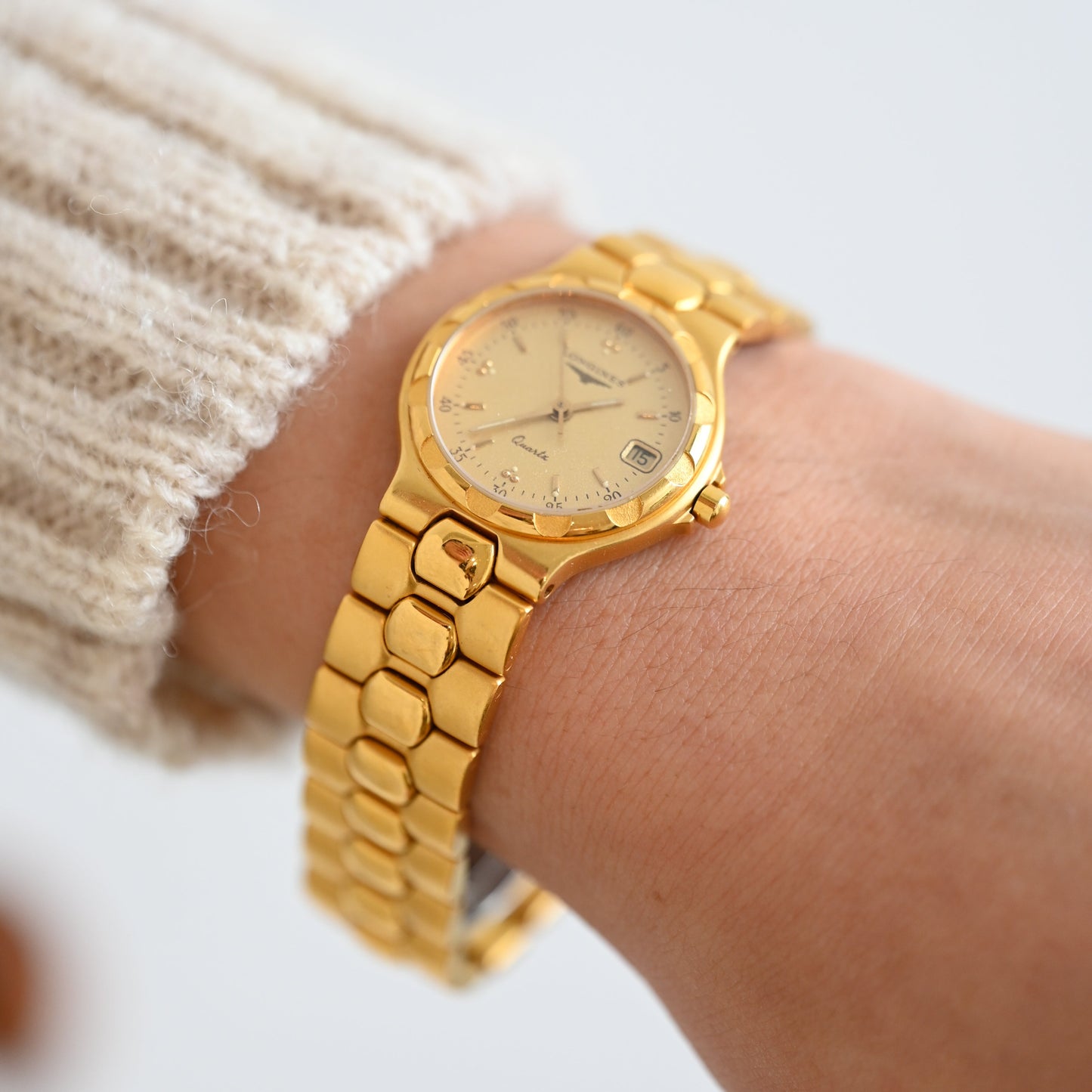 Longines Gold Conquest Watch ref. L 1.114.2