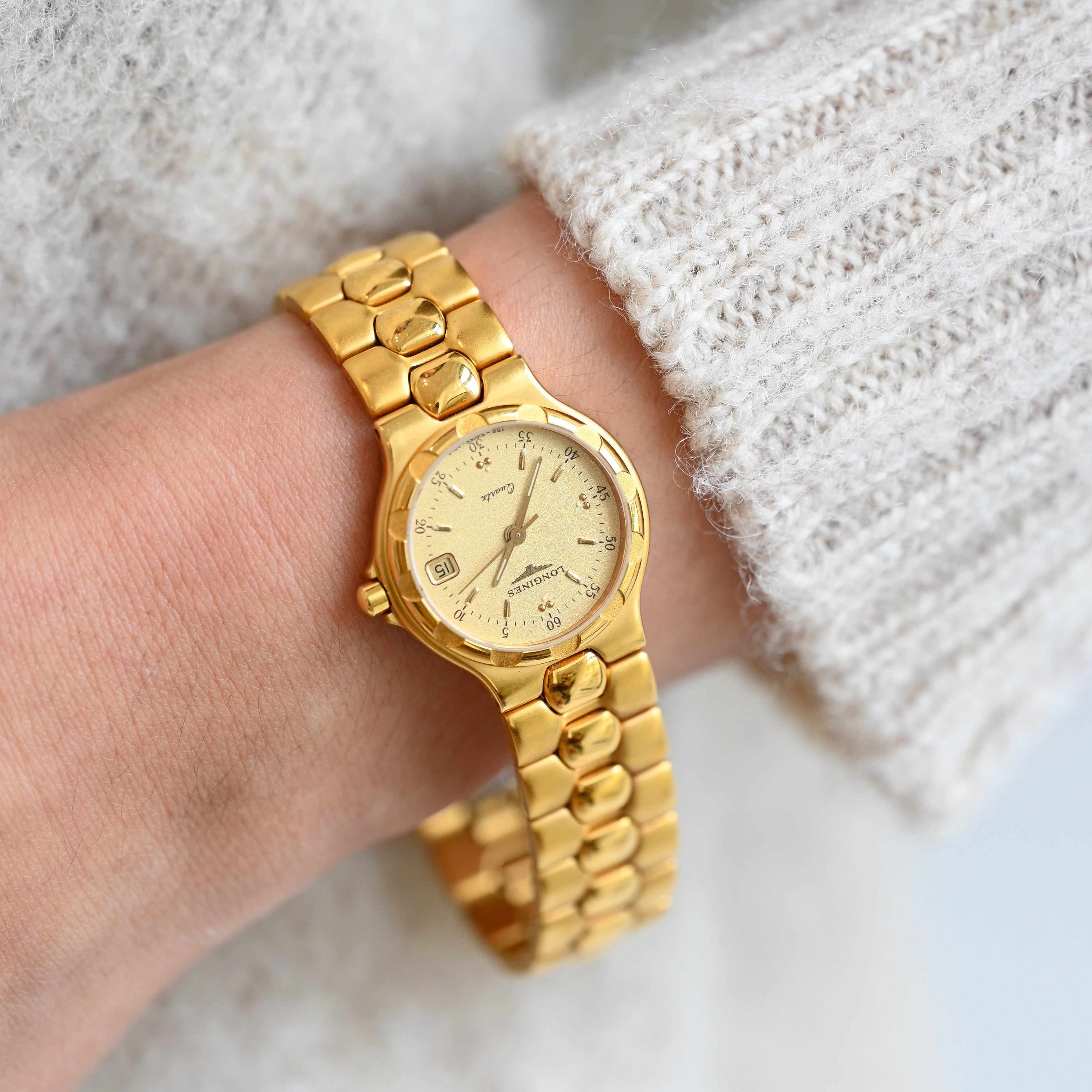 Longines Gold Conquest Watch ref. L 1.114.2 - Leluxe Vintage Sdn. Bhd.