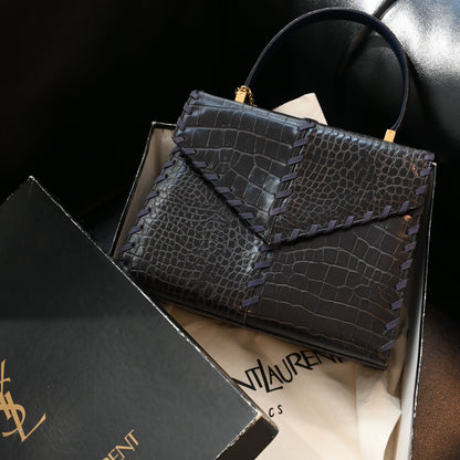 Yves Saint Laurent Crocodile Leather Tote Bag