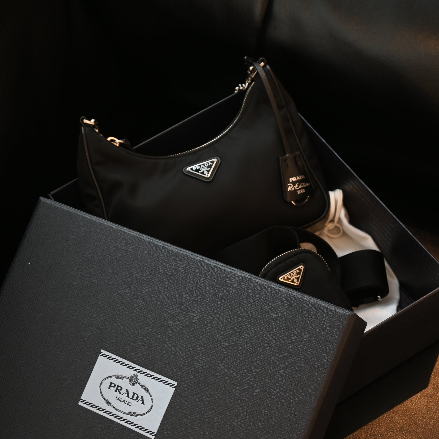 Prada Hobo Re-edition 2005 Nylon