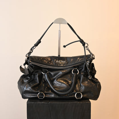 Miu Miu Vitello Lux Bow Bag