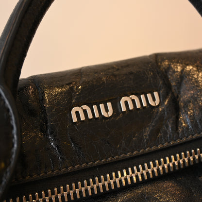 Miu Miu Vitello Lux Bow Bag