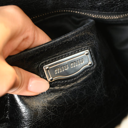 Miu Miu Vitello Lux Bow Bag