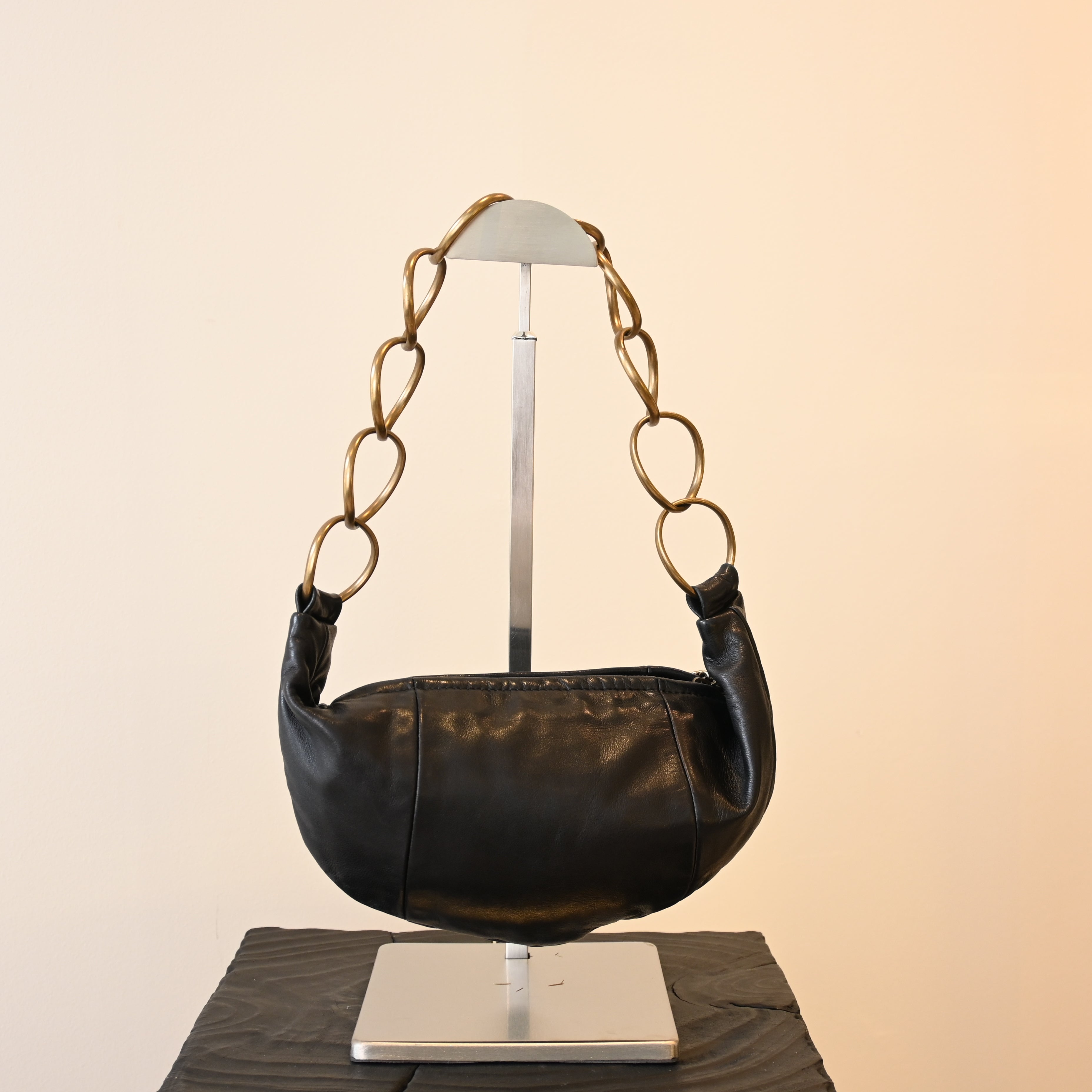 Chanel CC Ring Halfmoon Chain Hobo - Leluxe Vintage Sdn. Bhd.