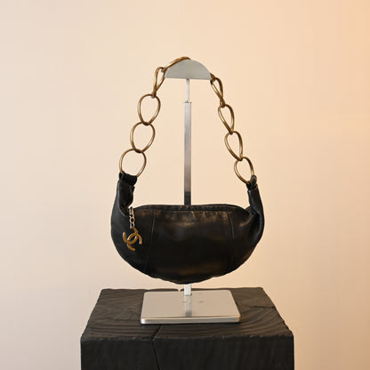 Chanel CC Ring Halfmoon Chain Hobo