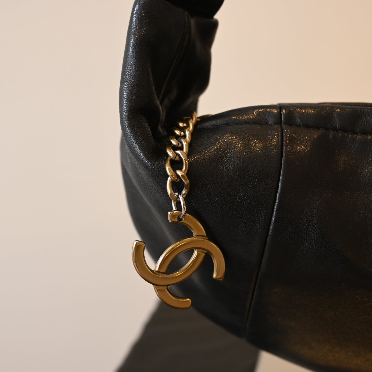 Chanel CC Ring Halfmoon Chain Hobo