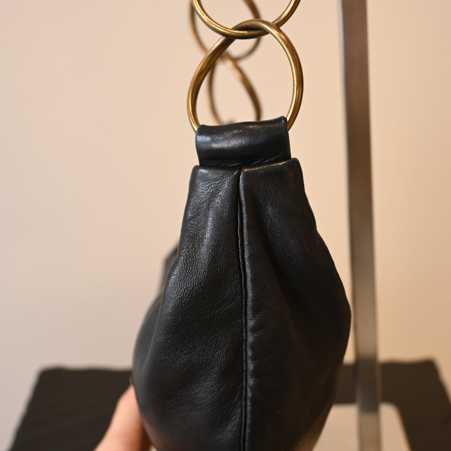 Chanel CC Ring Halfmoon Chain Hobo