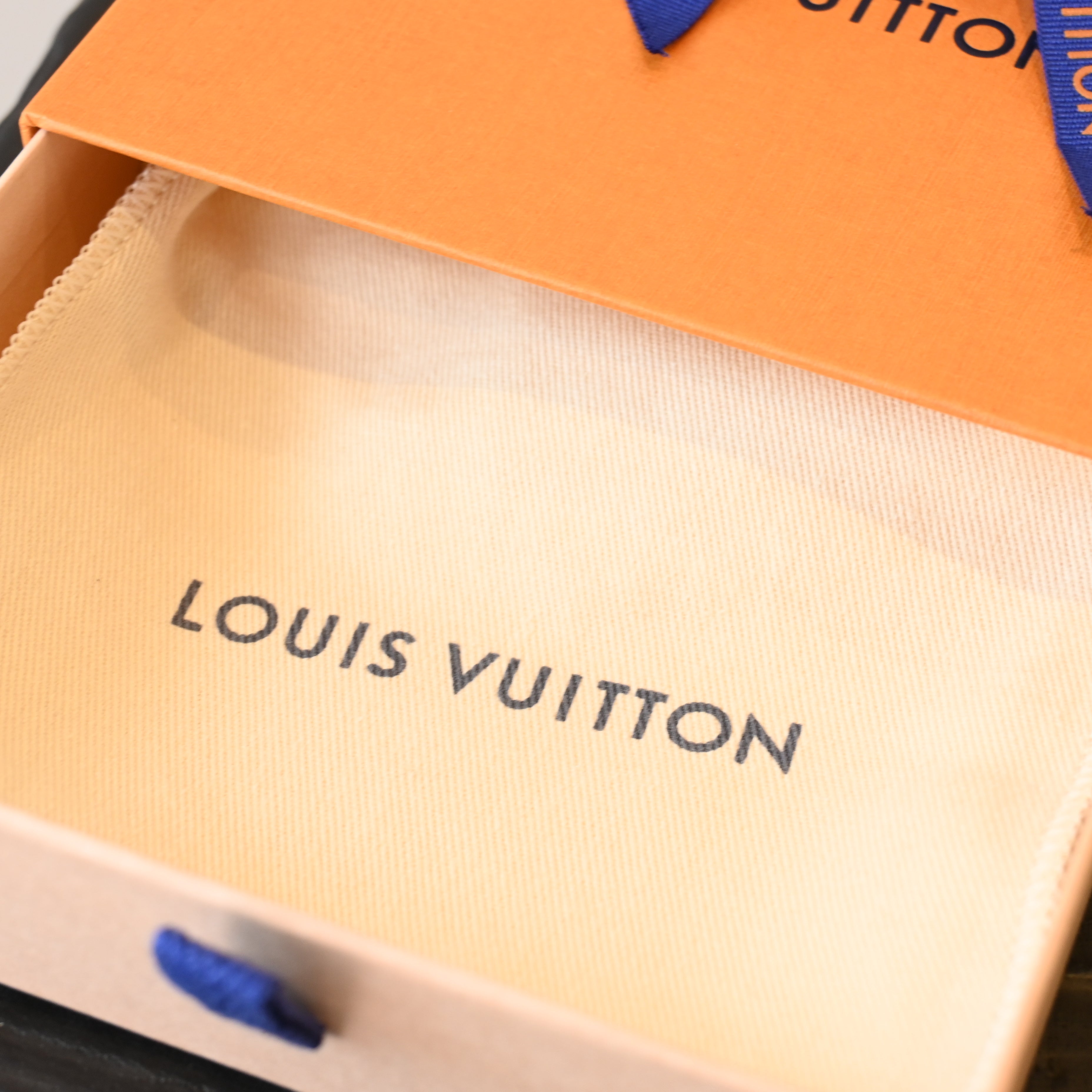 Louis Vuitton Victorine Wallet Navy Embossed Monogram Empreinte - Leluxe Vintage Sdn. Bhd.
