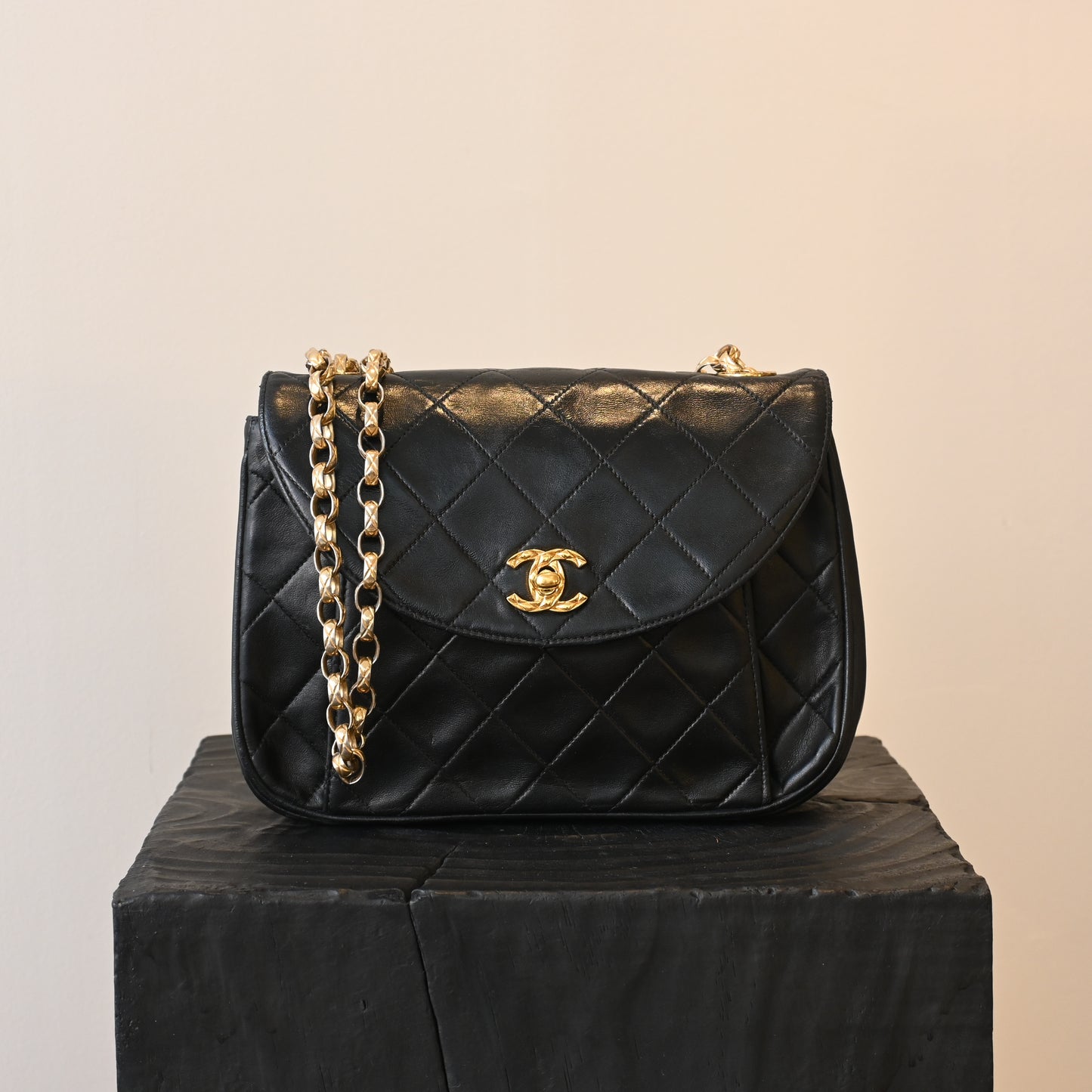 Chanel Quilted Bijoux Chain Lambskin Flap Bag