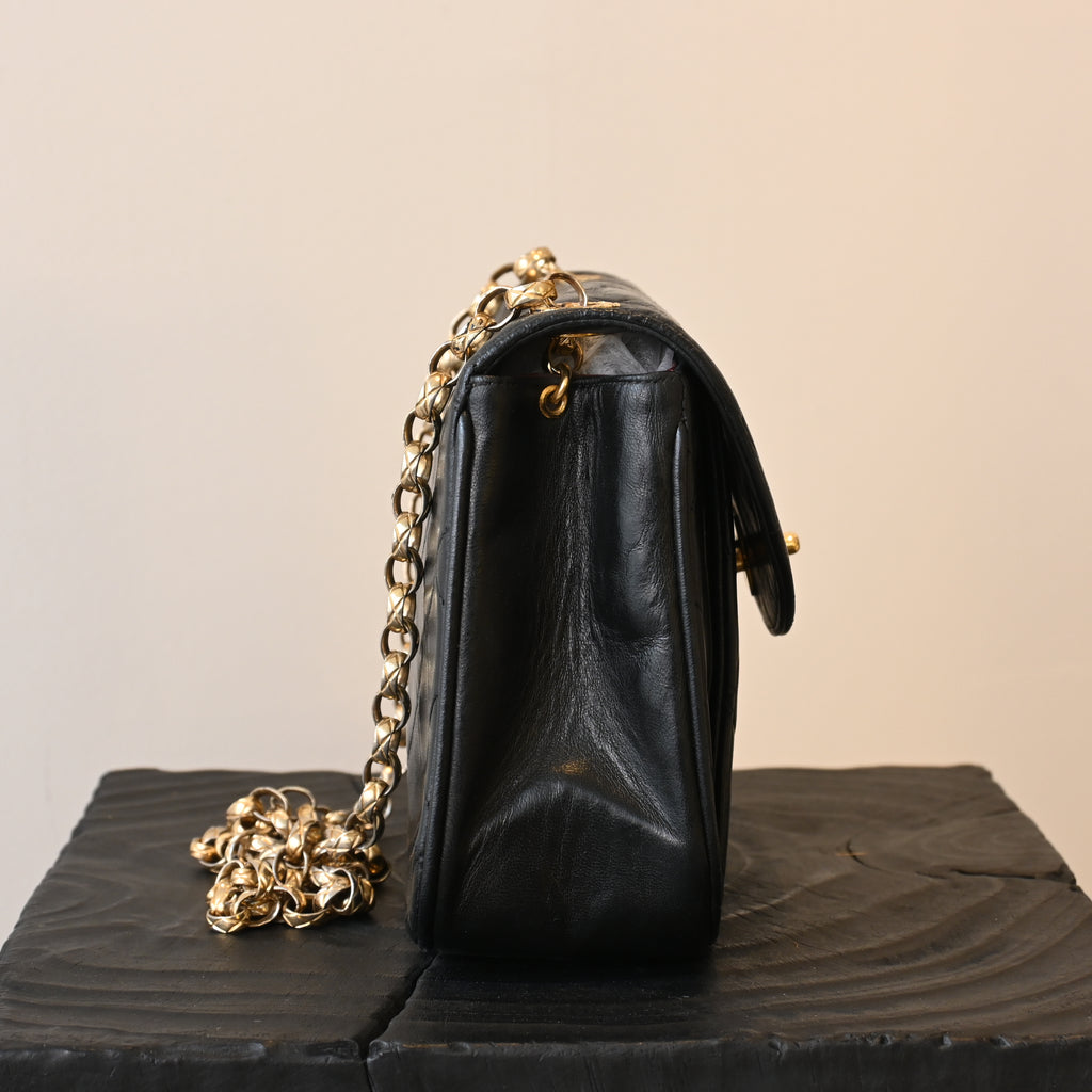 Chanel Quilted Bijoux Chain Lambskin Flap Bag - Leluxe Vintage Sdn. Bhd.