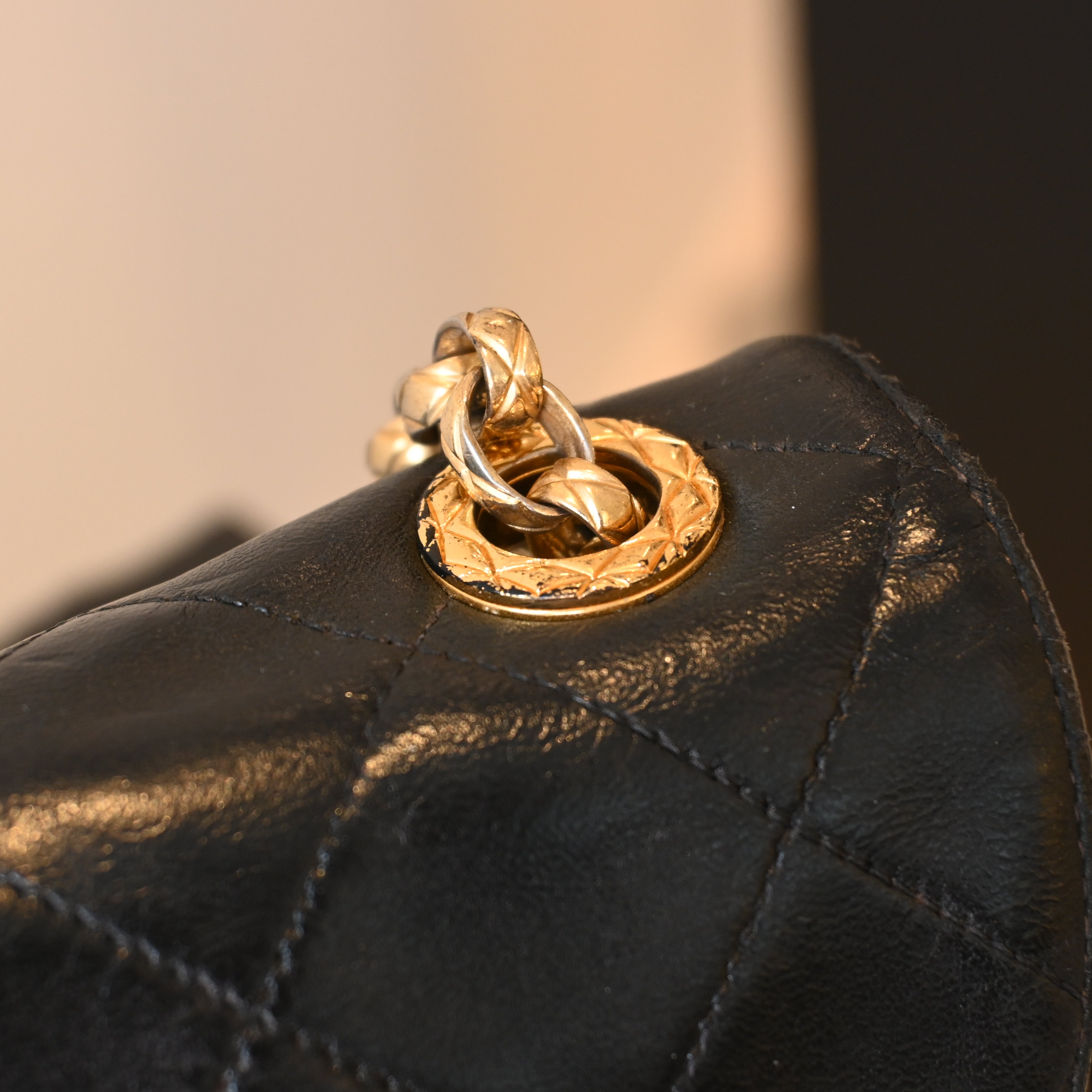 Chanel Quilted Bijoux Chain Lambskin Flap Bag - Leluxe Vintage Sdn. Bhd.