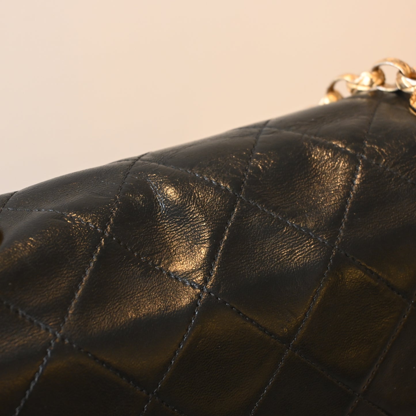 Chanel Quilted Bijoux Chain Lambskin Flap Bag