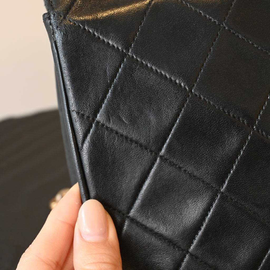 Chanel Quilted Bijoux Chain Lambskin Flap Bag - Leluxe Vintage Sdn. Bhd.