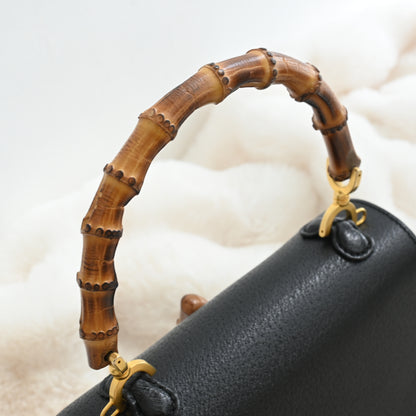 Gucci Bamboo Leather 2 Way Handbag