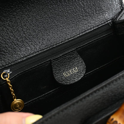 Gucci Bamboo Leather 2 Way Handbag