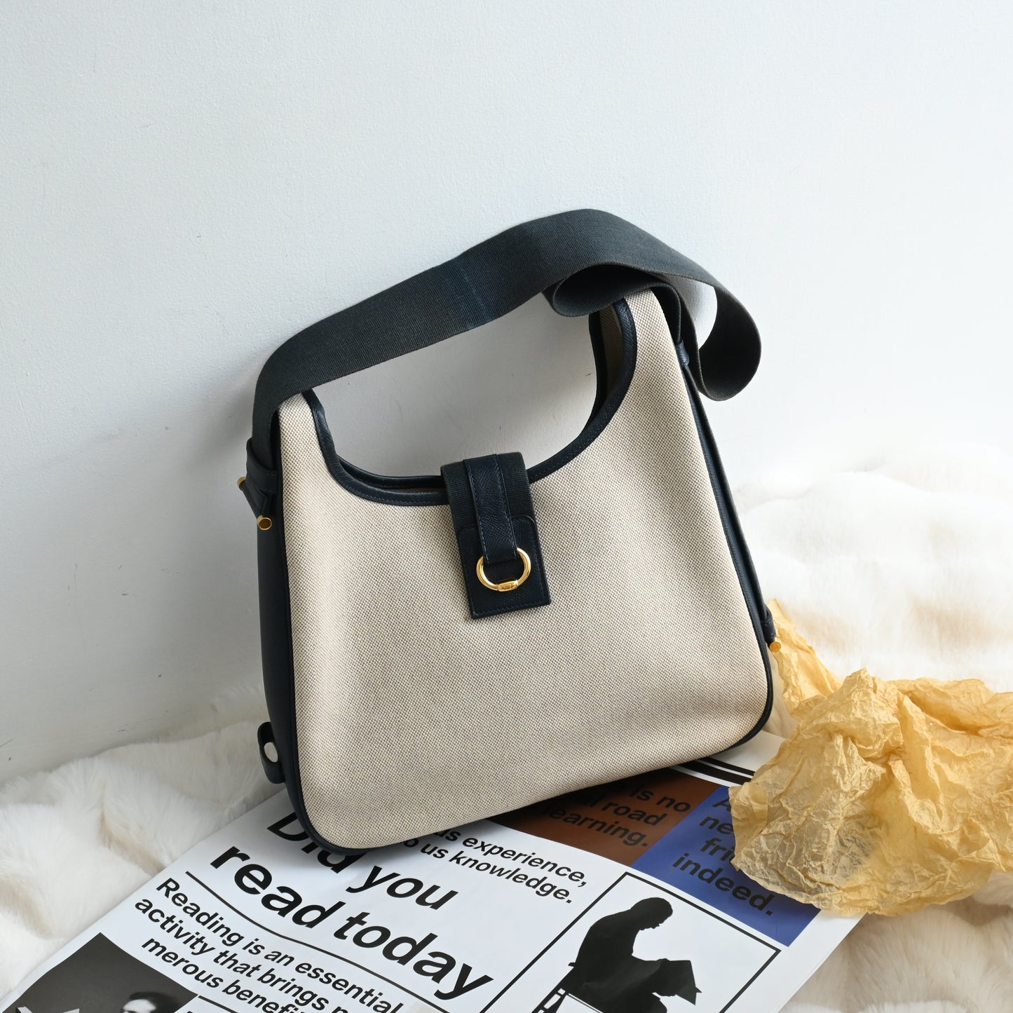 Hermes Tsako Toile H Bag