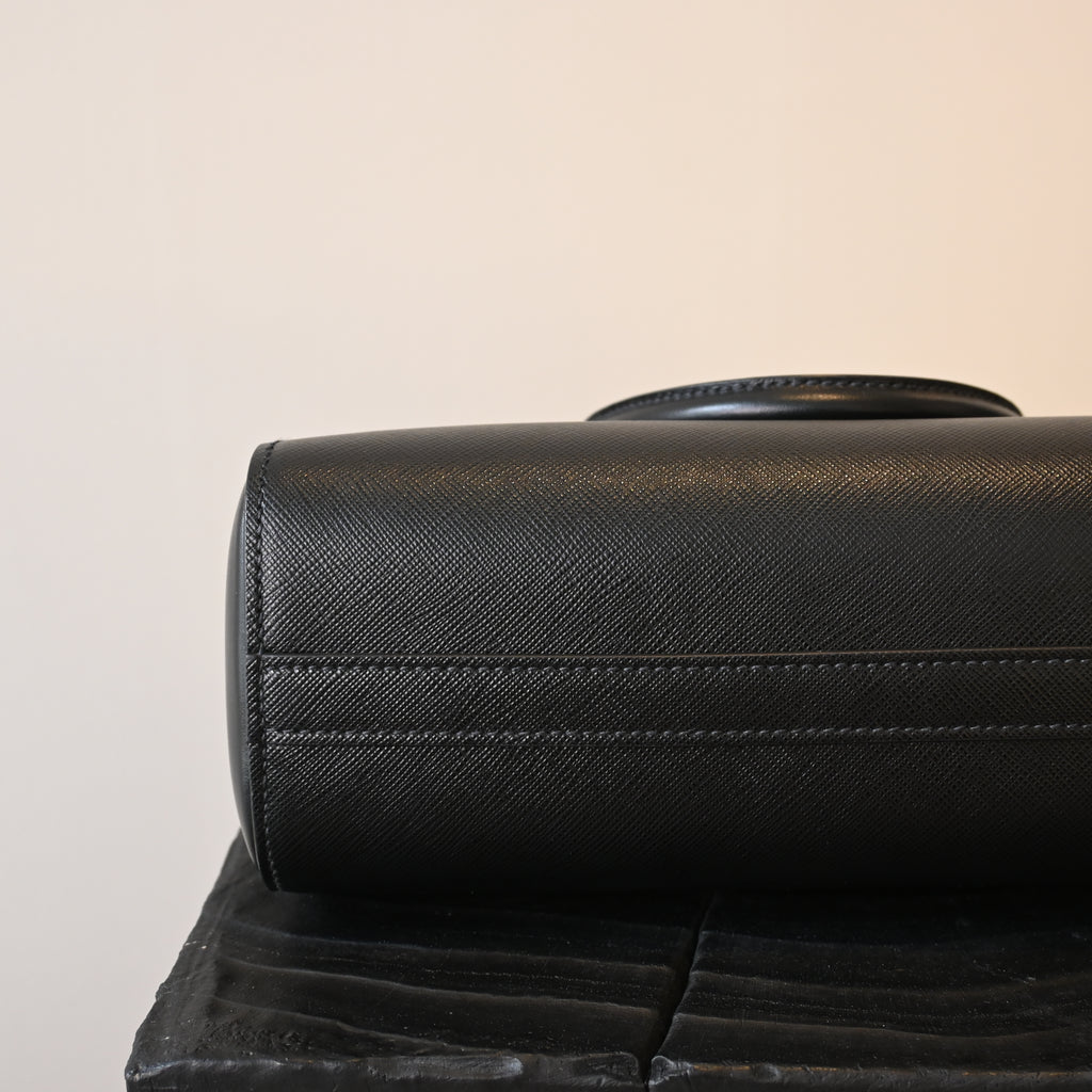 Prada Saffiano Cuir Small Double Bag - Leluxe Vintage Sdn. Bhd.