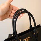 Prada Saffiano Cuir Small Double Bag - Leluxe Vintage Sdn. Bhd.