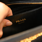 Prada Saffiano Cuir Small Double Bag - Leluxe Vintage Sdn. Bhd.