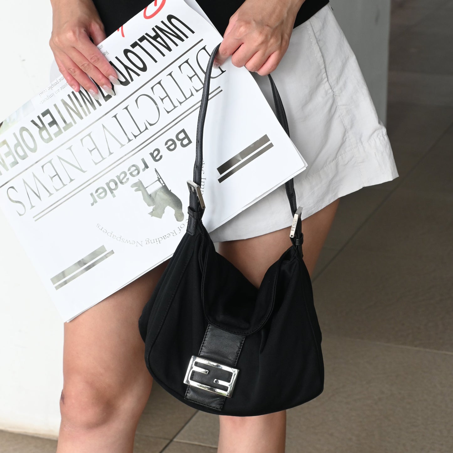 Fendi Jersey Baguette