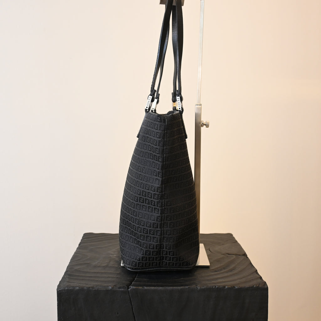 Fendi Zucchino Vertical Small Tote - Leluxe Vintage Sdn. Bhd.