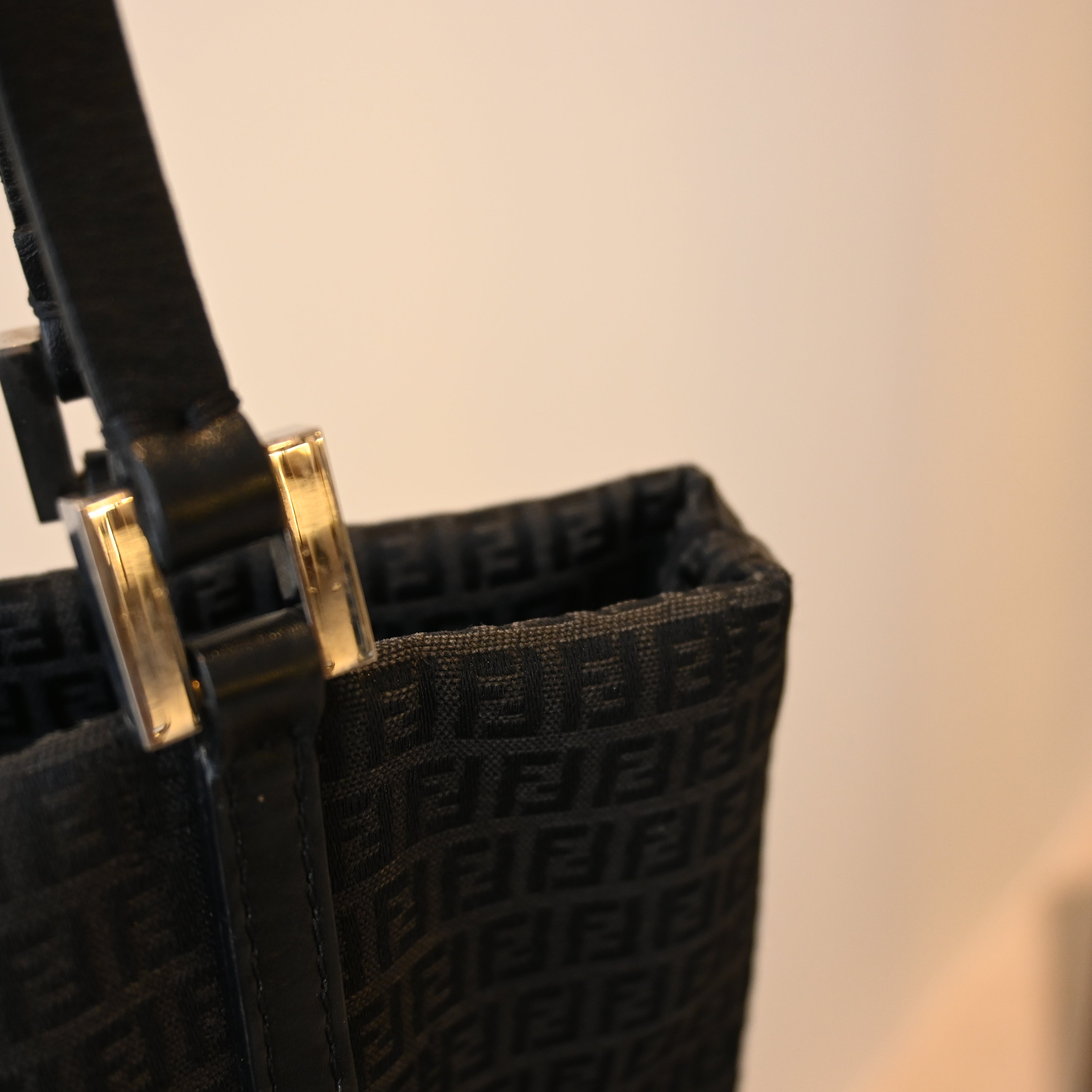Fendi Zucchino Vertical Small Tote - Leluxe Vintage Sdn. Bhd.