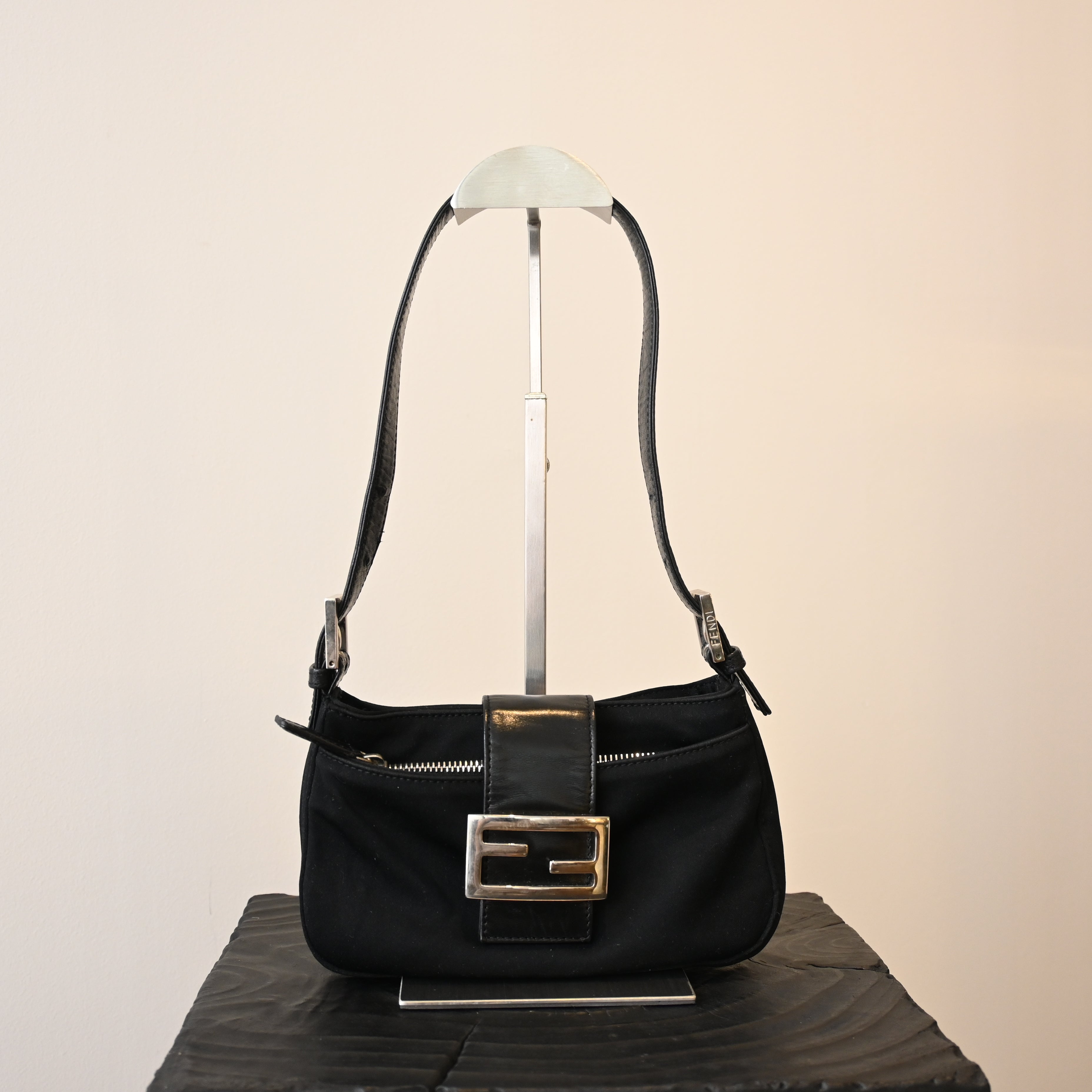 Fendi Mini Baguette Jersey Bag - Leluxe Vintage Sdn. Bhd.