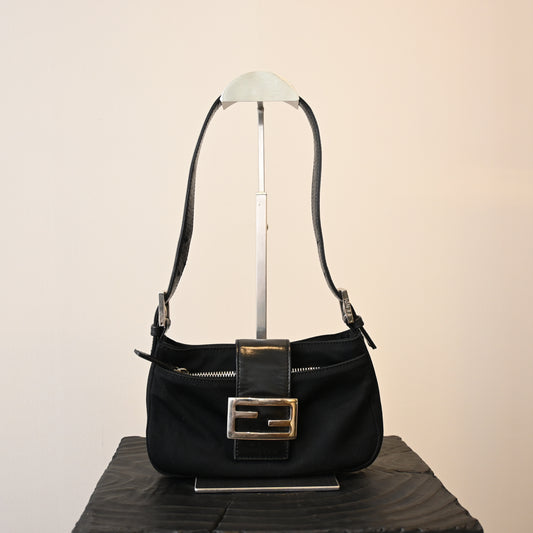 Fendi Mini Baguette Jersey Bag