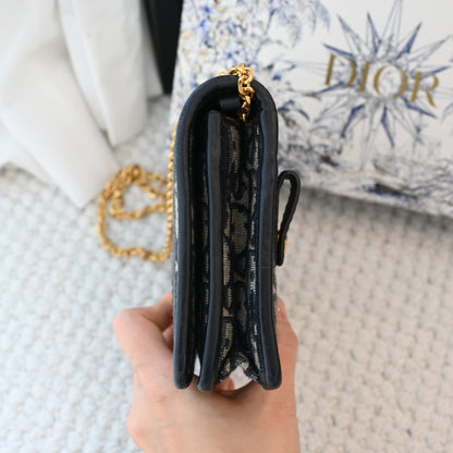 Dior Oblique 2-in-1 Montaigne Pouch Beltbag Chain