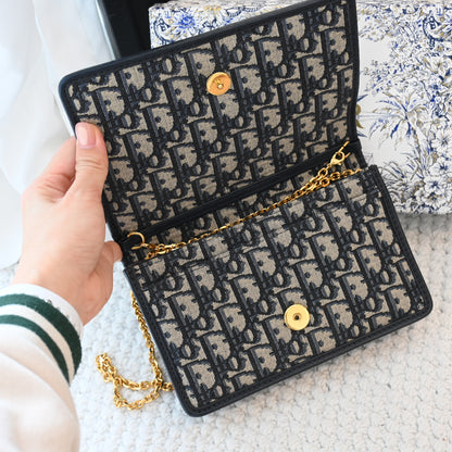 Dior Oblique 2-in-1 Montaigne Pouch Beltbag Chain - Leluxe Vintage Sdn. Bhd.