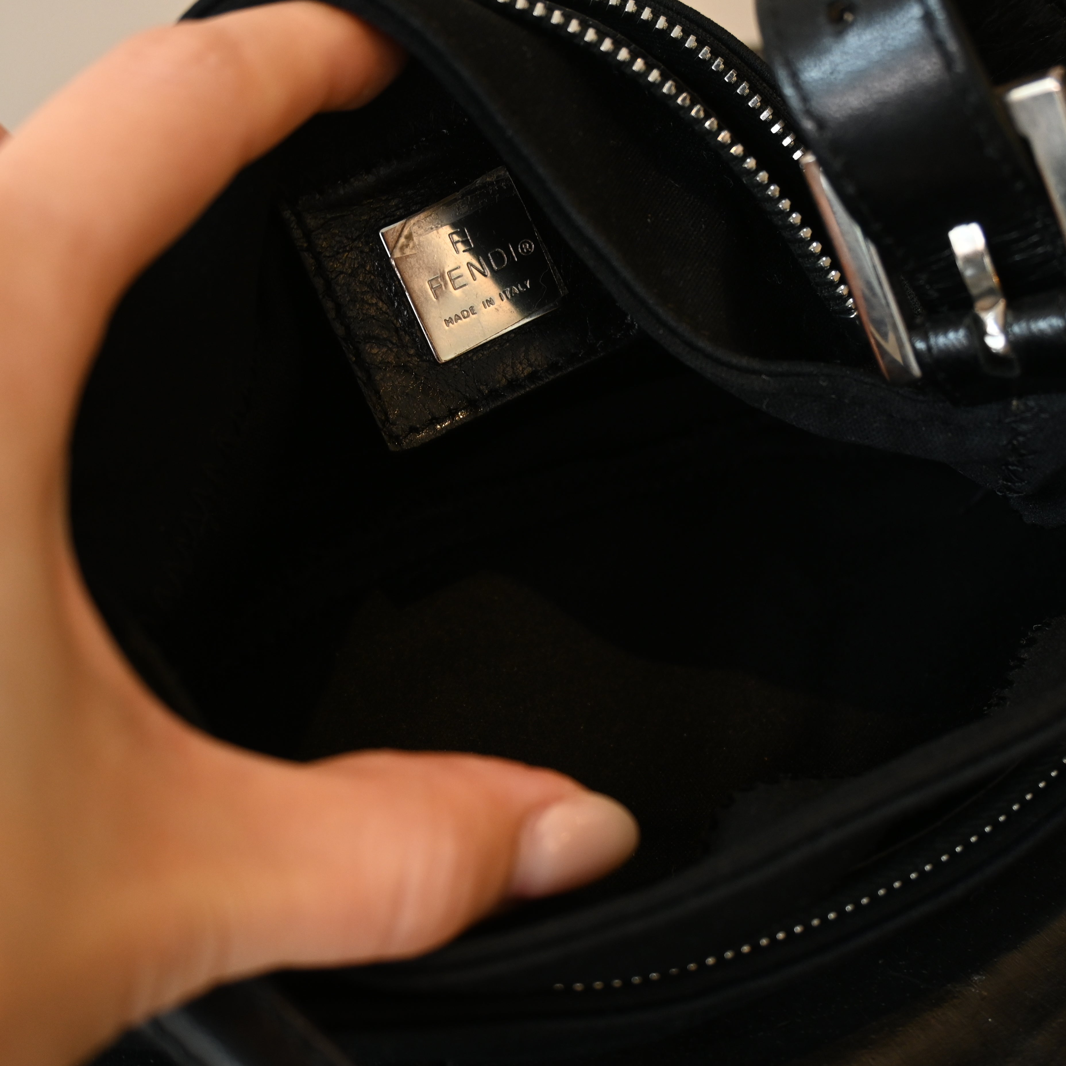 Fendi Mini Baguette Jersey Bag - Leluxe Vintage Sdn. Bhd.