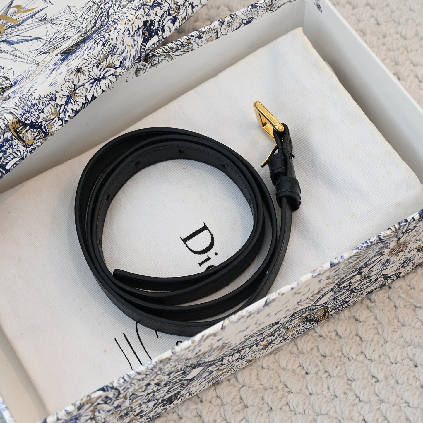 Dior Oblique 2-in-1 Montaigne Pouch Beltbag Chain