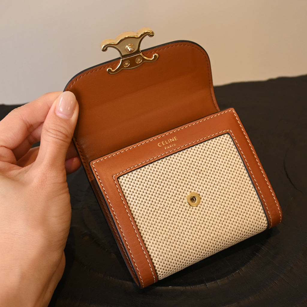 Celine Triomphe Small Flap Wallet - Leluxe Vintage Sdn. Bhd.