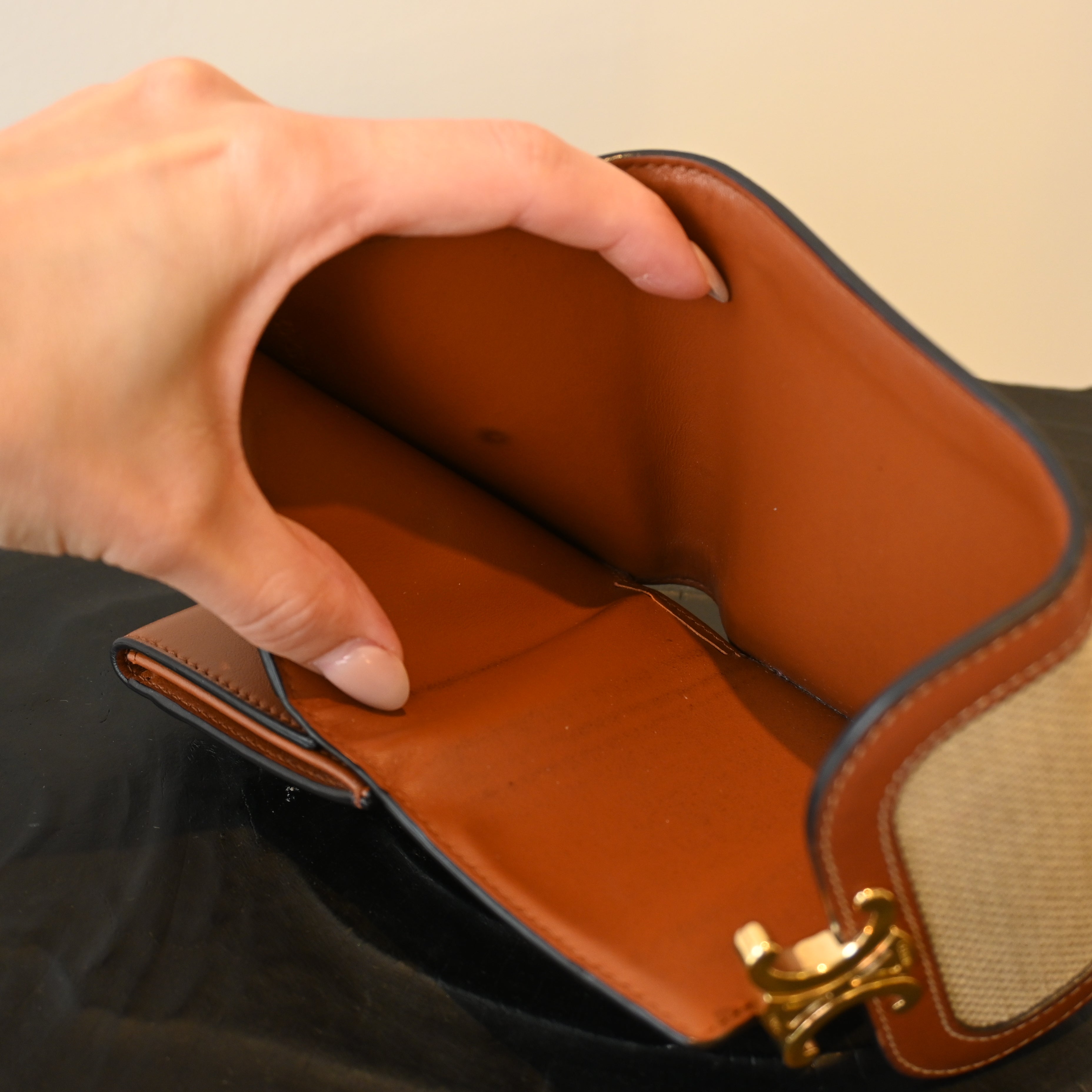Celine Triomphe Small Flap Wallet - Leluxe Vintage Sdn. Bhd.