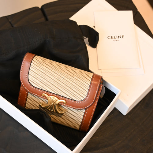 Celine Triomphe Small Flap Wallet - Leluxe Vintage Sdn. Bhd.