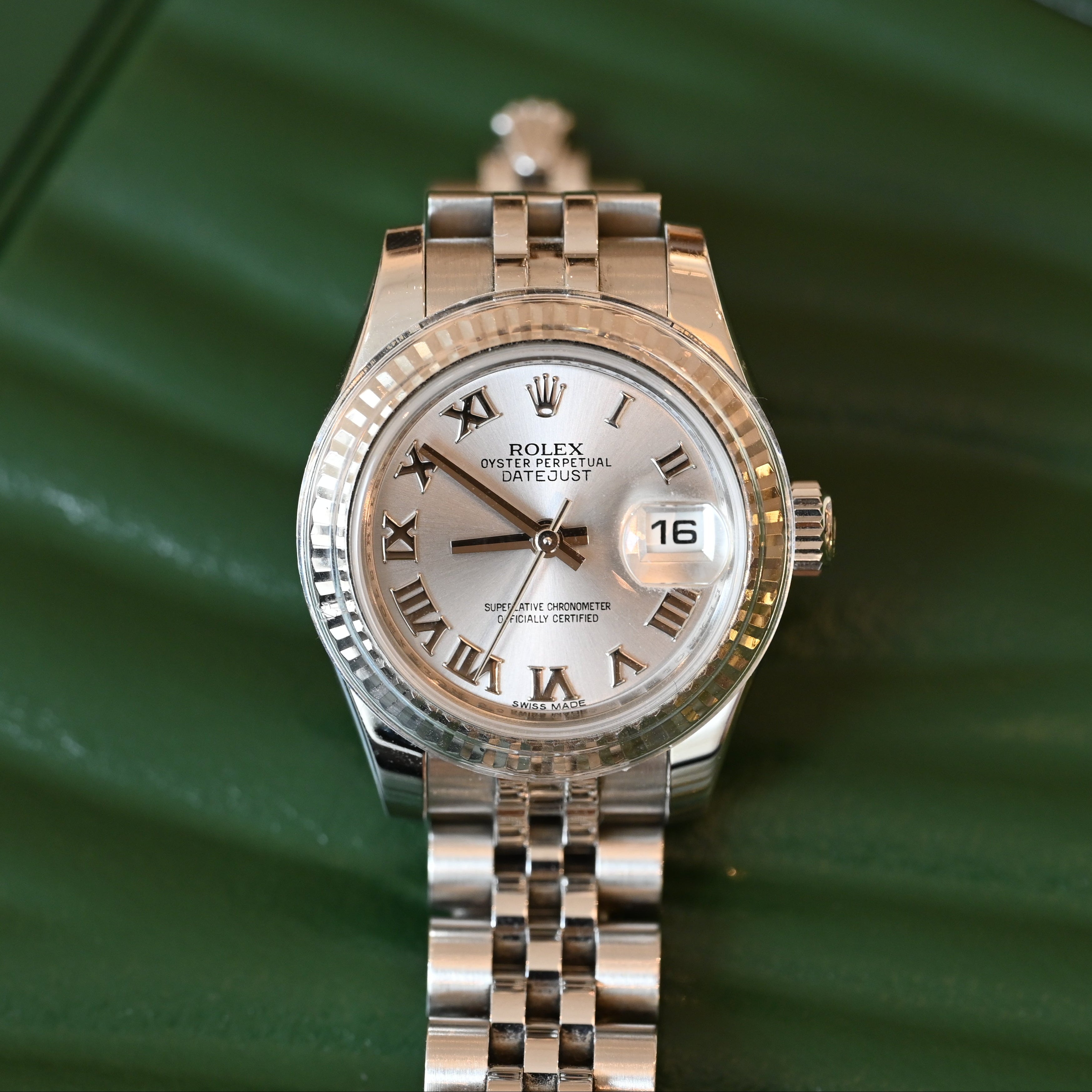 Rolex Lady Datejust Silver Roman Dial (Ref. 179174)