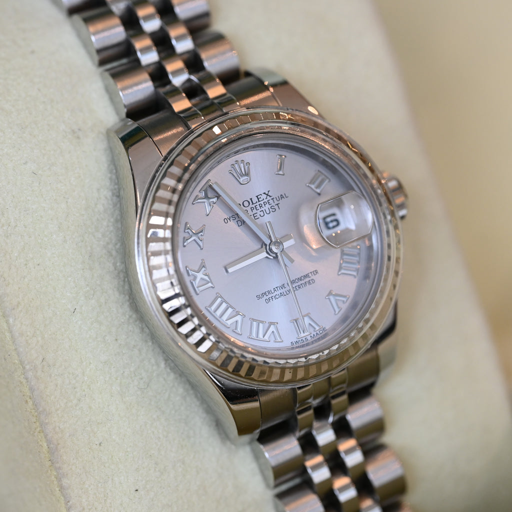 Rolex Lady Datejust Silver Roman Dial (Ref. 179174)