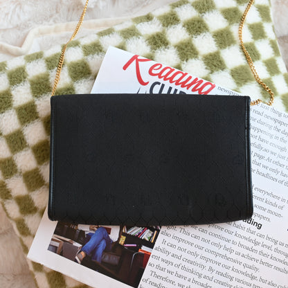 Dior Honeycomb Envelope Chain Crossbody Bag