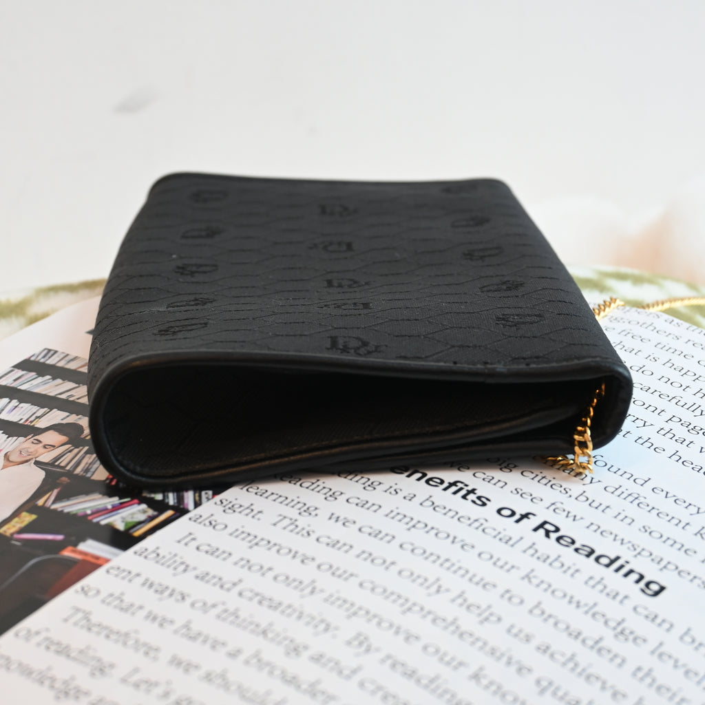 Dior Honeycomb Envelope Chain Crossbody Bag