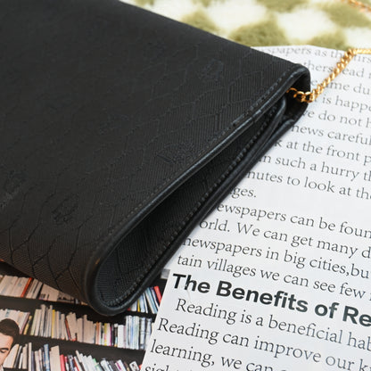 Dior Honeycomb Envelope Chain Crossbody Bag