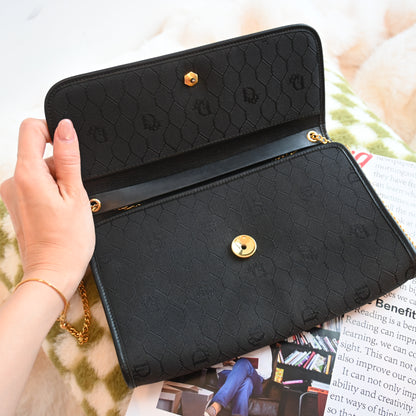 Dior Honeycomb Envelope Chain Crossbody Bag