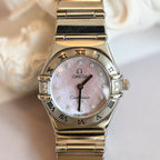 Omega Constellation My Choice Pink MOP Dial Ref.895.1248 Cal.421