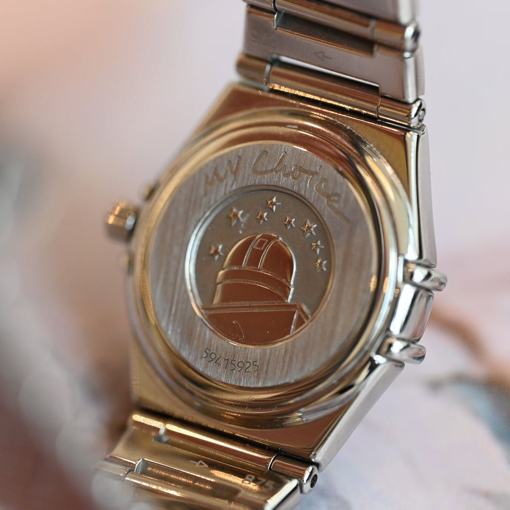 Omega Constellation My Choice Pink MOP Dial Ref.895.1248 Cal.421