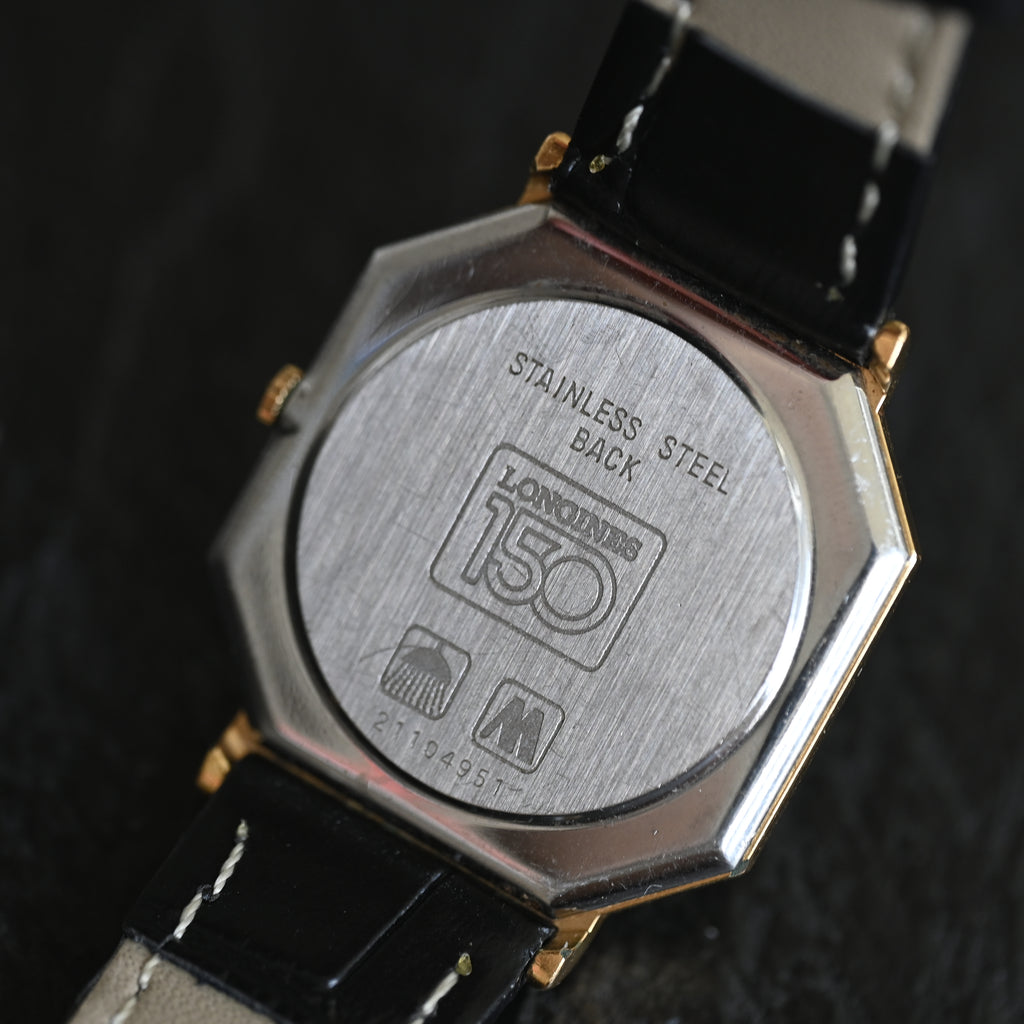 Longines Octagon White Roman Watch 150th Anniversary Ref. L976.2 - Leluxe Vintage Sdn. Bhd.