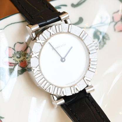 Tiffany Atlas Sterling Silver 925 Watch L-0640