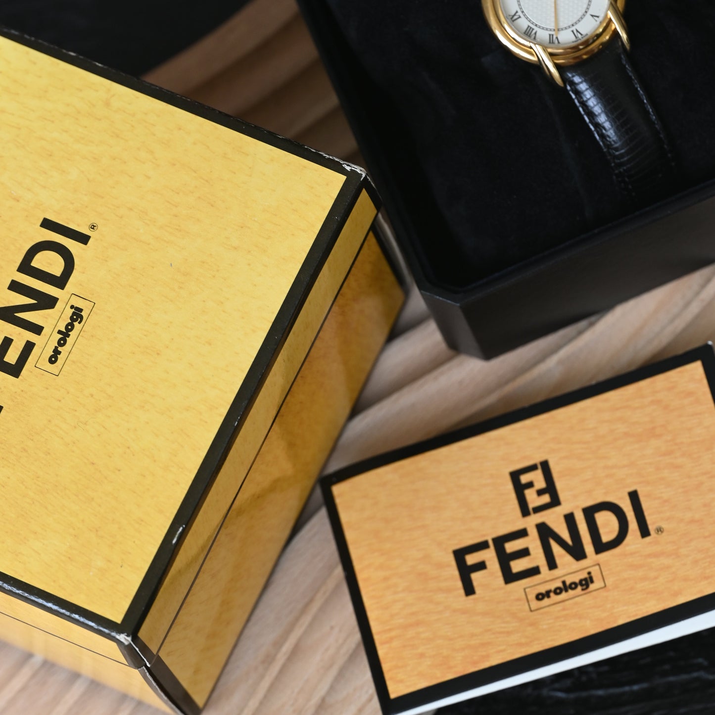Fendi 350J White Dial Watch