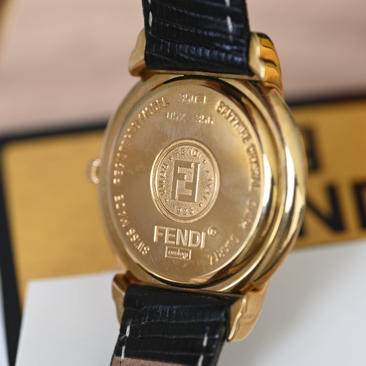 Fendi 350J White Dial Watch