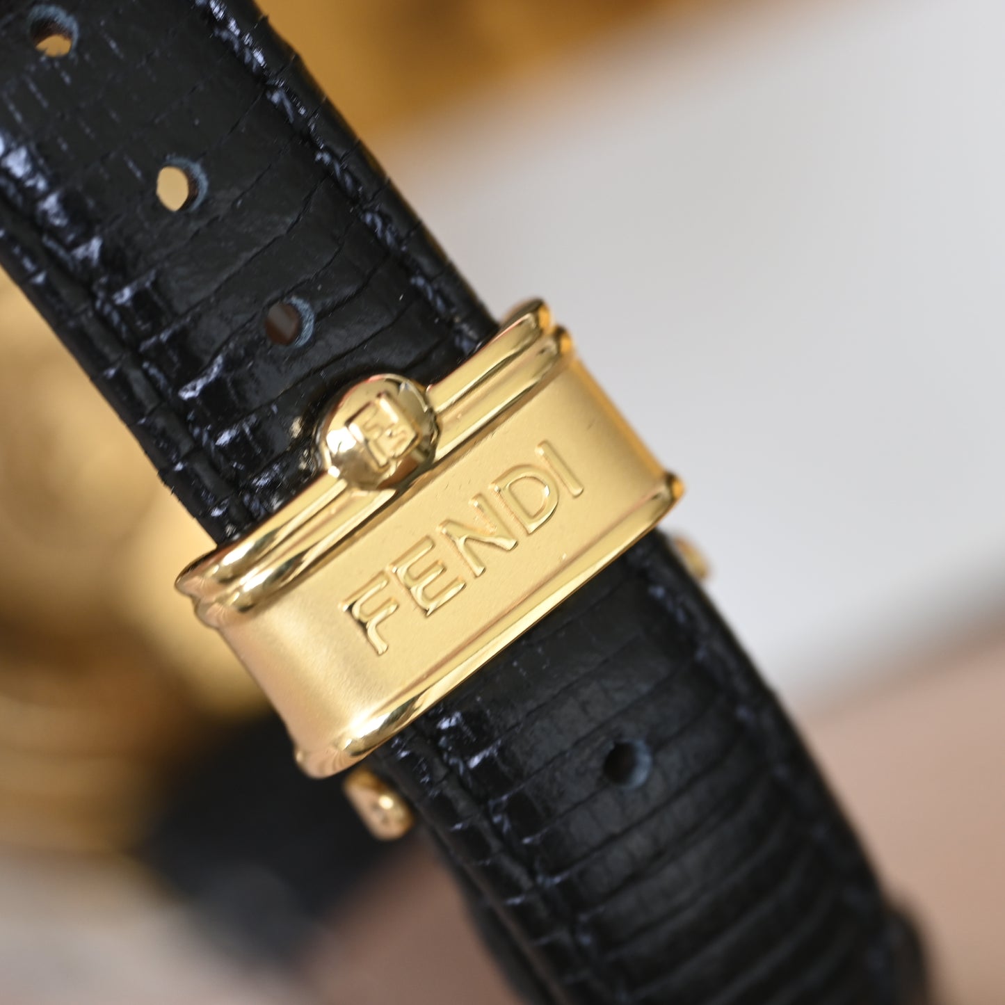 Fendi 350J White Dial Watch