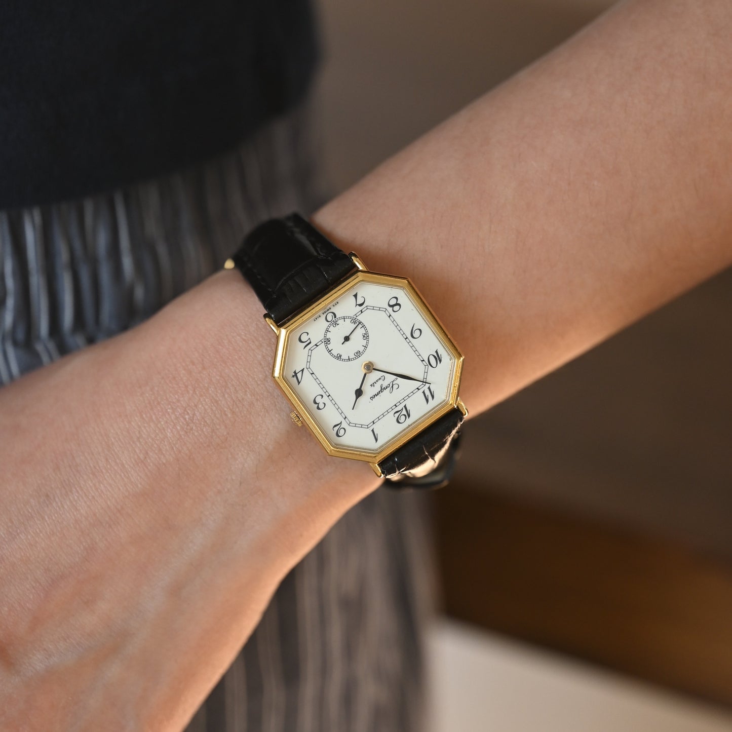 Longines Octagon White Roman Watch 150th Anniversary Ref. L976.2