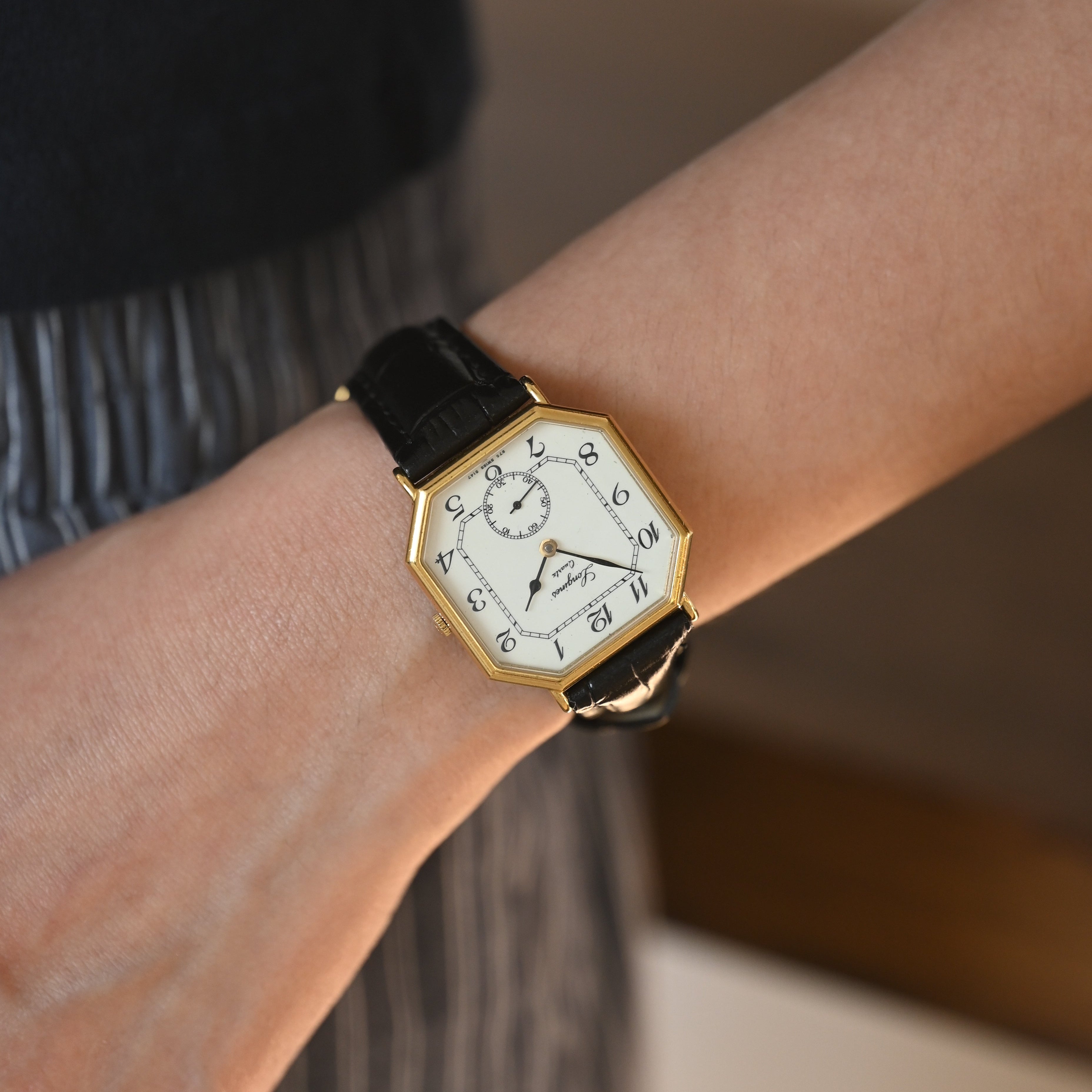 Longines Octagon White Roman Watch 150th Anniversary Ref. L976.2 - Leluxe Vintage Sdn. Bhd.